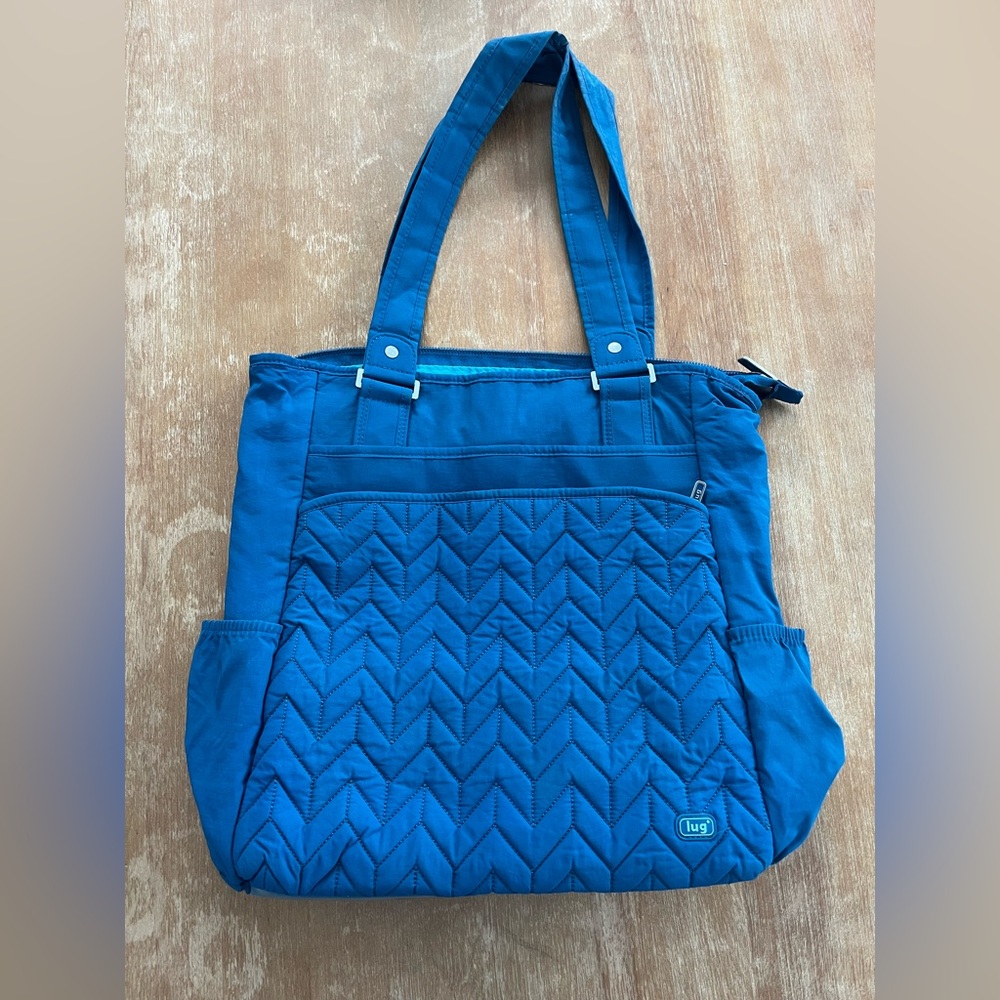 Lug Blue Tote Bag